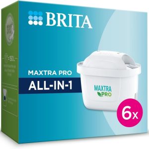 BRITA Maxtra Pro ALL-IN-1 Replacement Filter Pack of 6, Size Six PRO