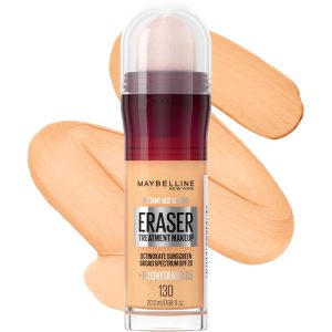 Maybelline Instant Age Rewind Eraser Foundation with SPF 20 and Moisturizing ProVitamin B5, 130, 1 Count