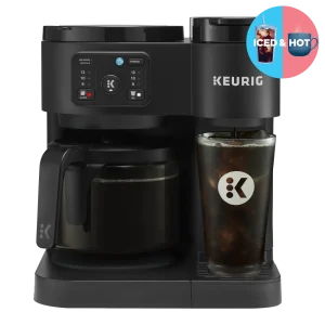 Keurig K-Duo Essentials, Hot & Iced Single-Serve K-Cup Pod Coffee Maker & Carafe, Black