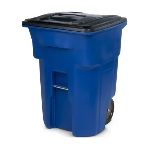 Toter Trash Can Blue With Quiet Wheels And Lid, 96 Gallon 4 stars out of 20 reviews (4.0)| 20 ratings