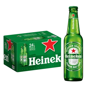 Heineken 24pk 12oz Btl 5.0% ABV